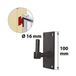 Gond Acier Prépeint, H.130x Diam.16 Mm