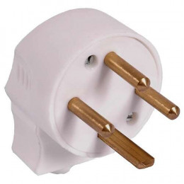 Fiche Électrique Mâle 3 Pôles + Terre, 20.0 A, Debflex