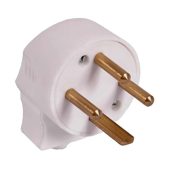 Fiche Électrique Mâle 3 Pôles + Terre, 20.0 A, Debflex