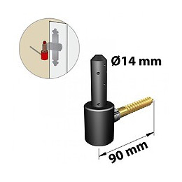 Gond Composite Plastifié, H.80x Diam.14 Mm