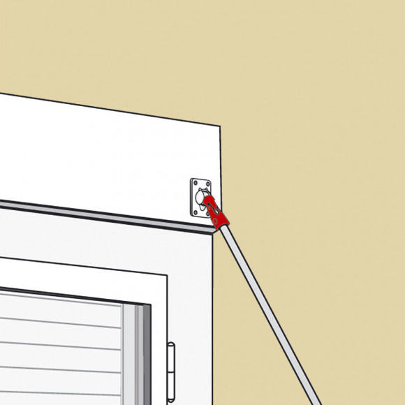 Genouillère Acier Laqué, H.63 X L.16 X P.16 Mm