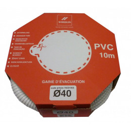 Raccord Souple En Pvc Spiralé Diam.40 Mm Wirquin
