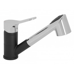 Mitigeur De Cuisine Avec Douchette Noir Rousseau Maöré