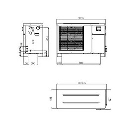 Pompe À Chaleur Réversible Rexair Style'pac 13 - 13kw - 70 M3