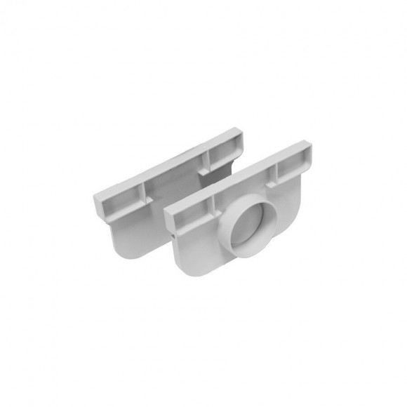 Kit De Fonds Ouvert/fermé (2 Pcs Par Sachet) Gris Pour Caniveau Standard