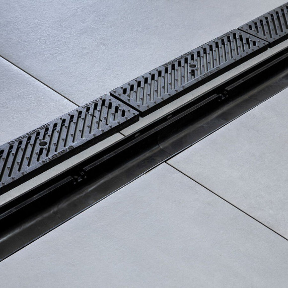 Grille En Fonte Anti-talon - Caniveaux Premium Et Standard 130 Classe B125