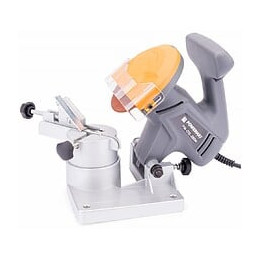 Power Tool - Affûteuse De Chaine - Puissance 280w - Disque 100 Mm - Aiguisage Chaîne De Tronçonneuse - Avec Étau - Gris