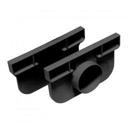 Kit De Fonds Ouvert/fermé (2 Pcs Par Sachet) Noir  Pour Caniveau Standard