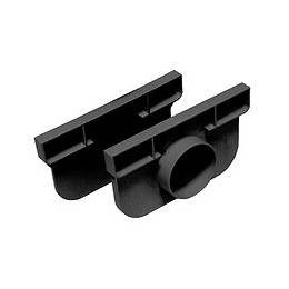 Kit De Fonds Ouvert/fermé (2 Pcs Par Sachet) Noir  Pour Caniveau Standard