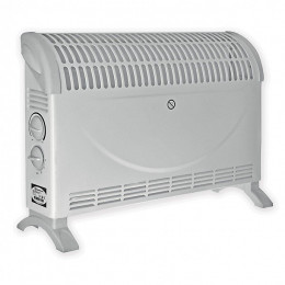Dtools - Radiateur À Convection - Puissance 2000w - Tension 230v/50 Hz - Chauffage Électrique - Blanc