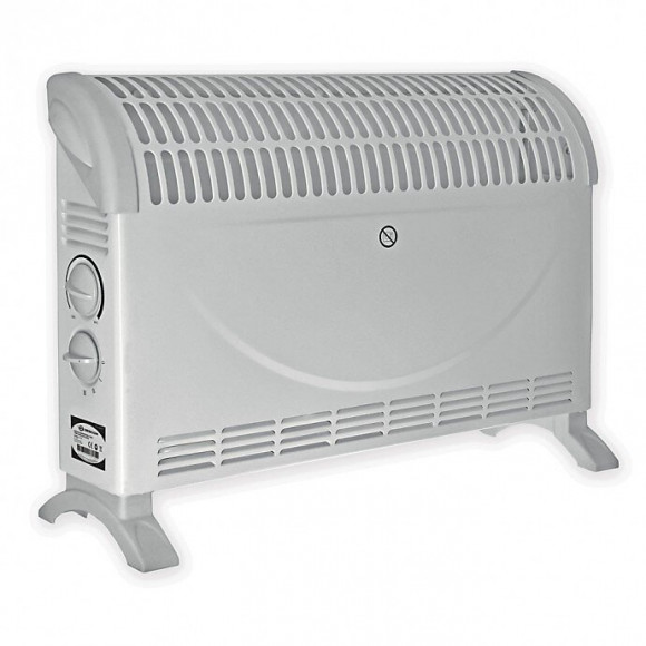 Dtools - Radiateur À Convection - Puissance 2000w - Tension 230v/50 Hz - Chauffage Électrique - Blanc