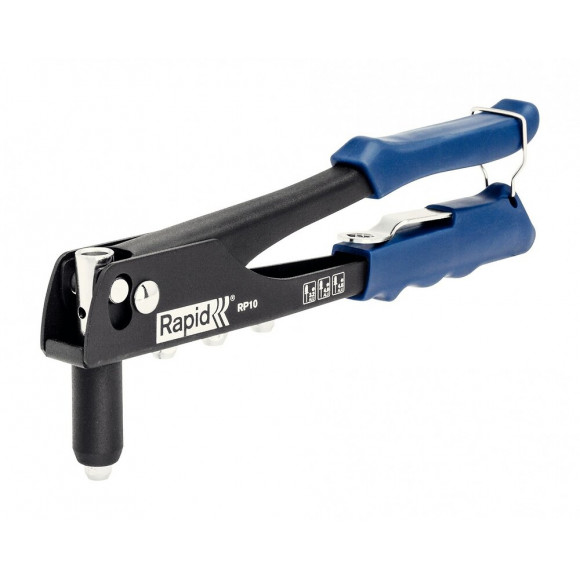 Lot Pince À Riveter Rapid Rp10 Avec 100 Rivets Aluminium Ø3,2 / 4,0 Et 4,8.