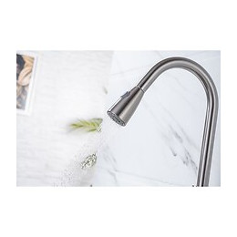 Oceanic Mitigeur Devier - Rotatif 360? - 2 Jets - Avec Douchette Extractible