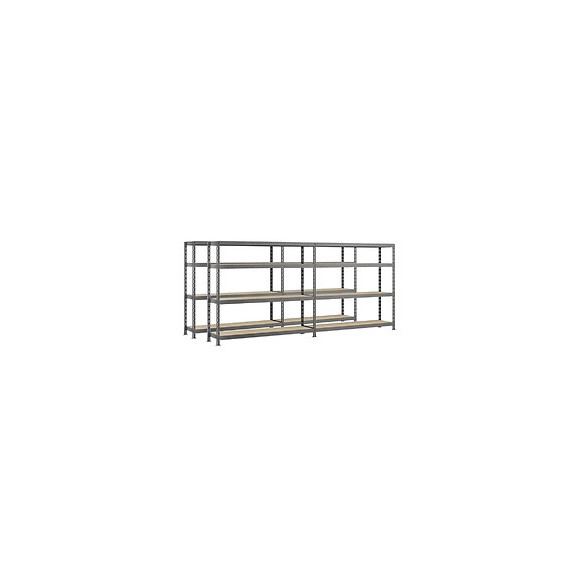 Lot De 2 Étagères Double Rack Modulö - 290 X 50 Cm - 8 Plateaux