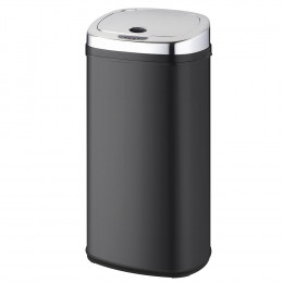 Poubelle De Cuisine Automatique Largo Noir Inox 42l