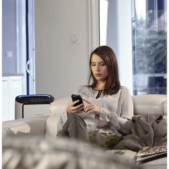 Rowenta Pu6080f0 Purificateur Intense Pur Air Connect Xl - Pour Surfaces Jusqua 140 M2 - Filtres Hepa/carbone