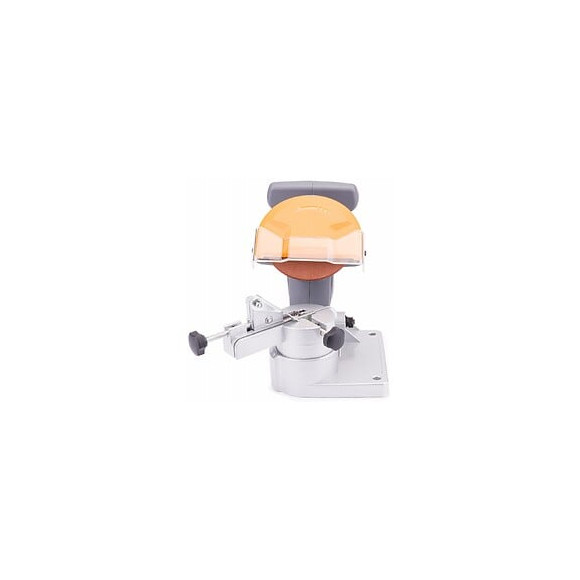 Power Tool - Affûteuse De Chaine - Puissance 280w - Disque 100 Mm - Aiguisage Chaîne De Tronçonneuse - Avec Étau - Gris