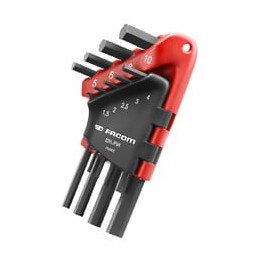 Jeu Étui De 9 Clés Mâles Courtes Mm Facom 82hjp9