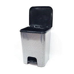 Poubelle De Cuisine À Pédale Seattle Géométrie Plastique 30l