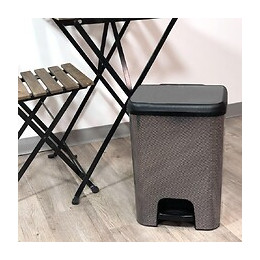 Poubelle De Cuisine À Pédale Seattle Géométrie Plastique 30l