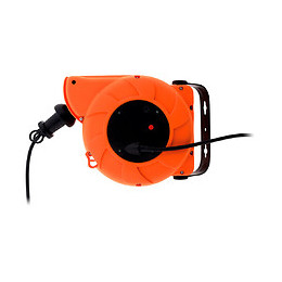 Enrouleur Mural Câble Ho5vv-f 3g1mm² - Longueur 11m + 2m - Zenitech
