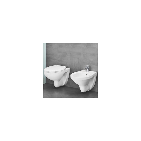 Wc Suspendu Sans Bride Bau Ceramic + Abattant