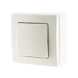 Poussoir Saillie Borne Auto Blanc - Bel'vue