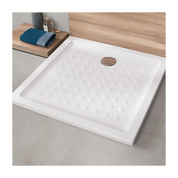 Receveur À Poser/encastrer O.novo Blanc, 90 X 90