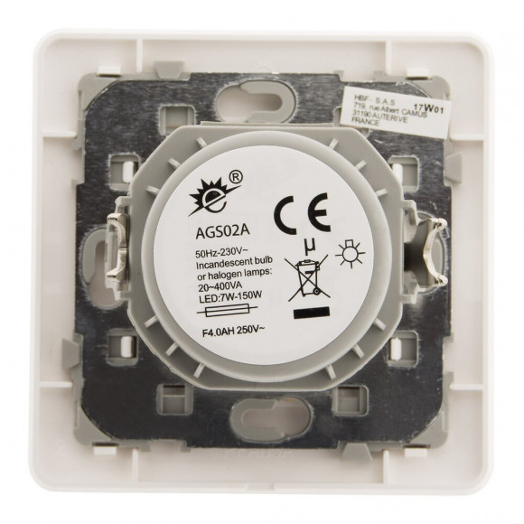 Variateur Rotatif Compatible Led Blanc - Artezo