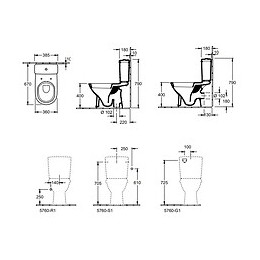 Wc À Poser O.novo + Abattant