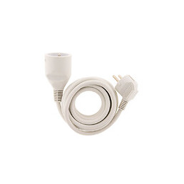 Prolongateur 16a Ho5vv-f 3g1,5mm² Blanc 3m - Zenitech