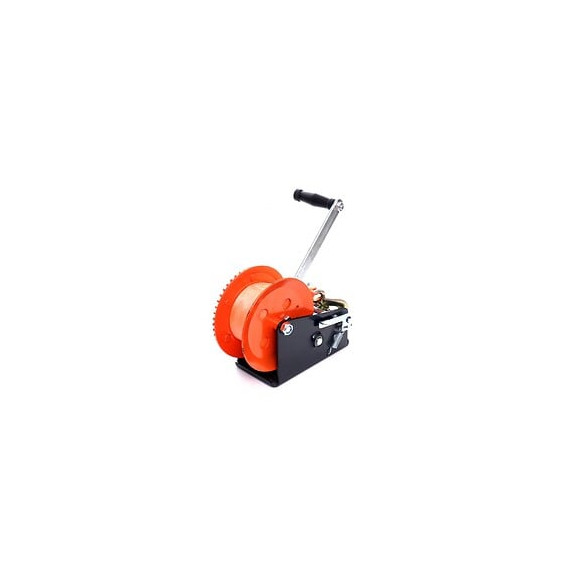 Dcraft - Treuil Manuel Avec Sangle - Treuil De Halage - Sangle 50mm/8m - Capacité 1588 Kg (3500 Lbs) - Orange