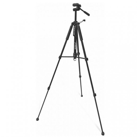 Dtools - Trépied Pour Laser - Hauteur Maximale 150cm - Filet 1/4" - Plate-forme Réglable - Argent