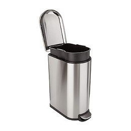Poubelle De Cuisine À Pédale Fuller Argent Inox 40l