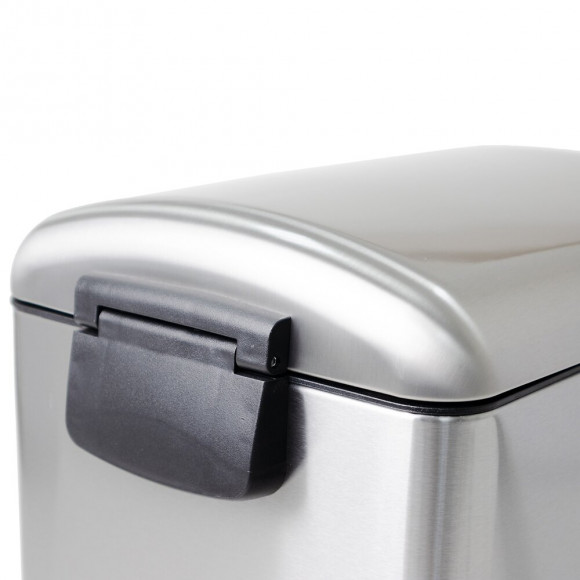 Poubelle De Cuisine À Pédale Fuller Argent Inox 40l