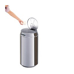 Poubelle De Cuisine Automatique Can Argent Inox 42l