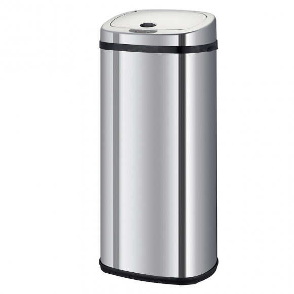 Poubelle De Cuisine Automatique Largo Chrome Inox 42l