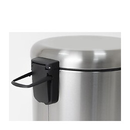 Poubelle De Salle De Bain À Pédale Urban Gris Inox 5l