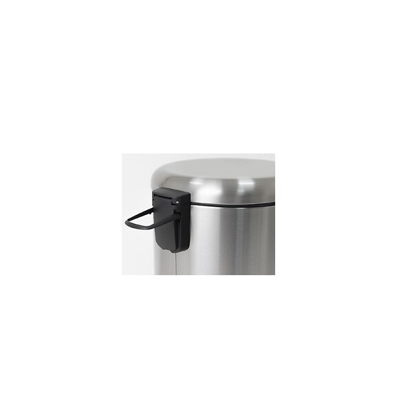 Poubelle De Salle De Bain À Pédale Urban Gris Inox 5l