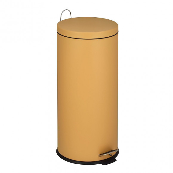 Poubelle De Cuisine À Pédale Urban Jaune Inox 30l