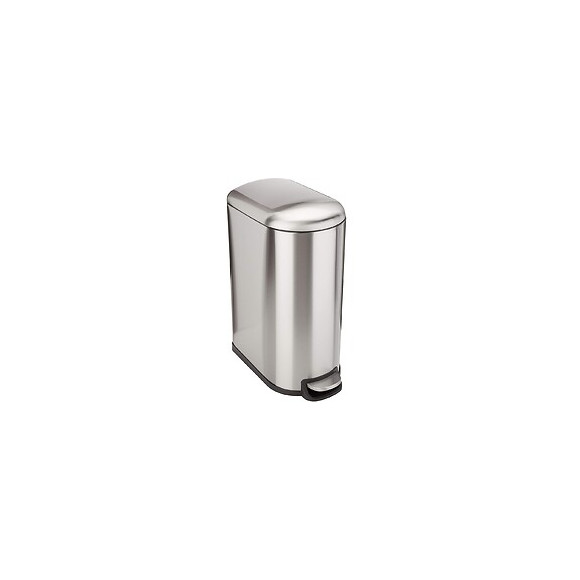 Poubelle De Cuisine À Pédale Fuller Argent Inox 40l