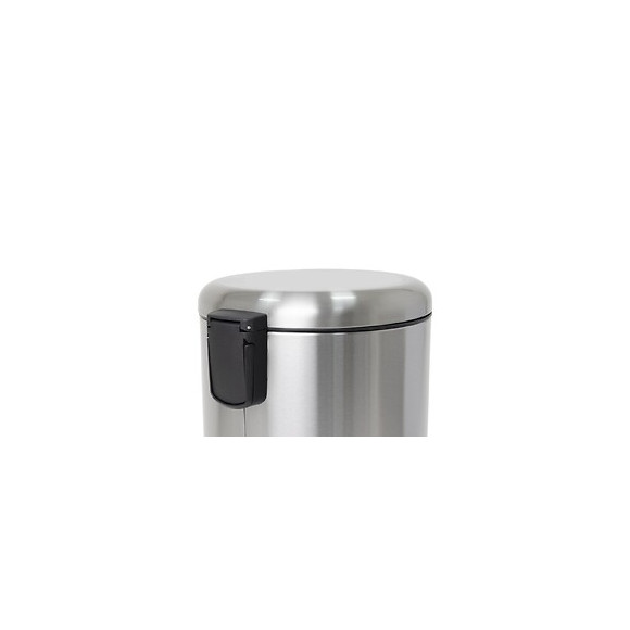 Poubelle De Salle De Bain À Pédale Urban Gris Inox 5l