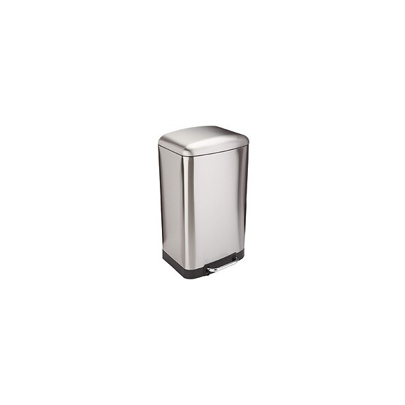 Poubelle De Cuisine À Pédale Greenwich Argent Inox 40l