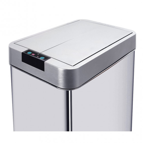 Poubelle De Cuisine Automatique Silverlake Argent Inox 60l