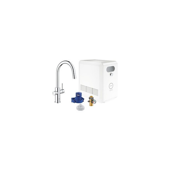 Grohe Kit Avec Mitigeur Bec C Blue Professionnel 31325002
