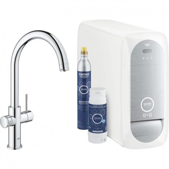 Grohe Kit De Demarrage Avec Mitigeur Bec C Blue Home 31455001