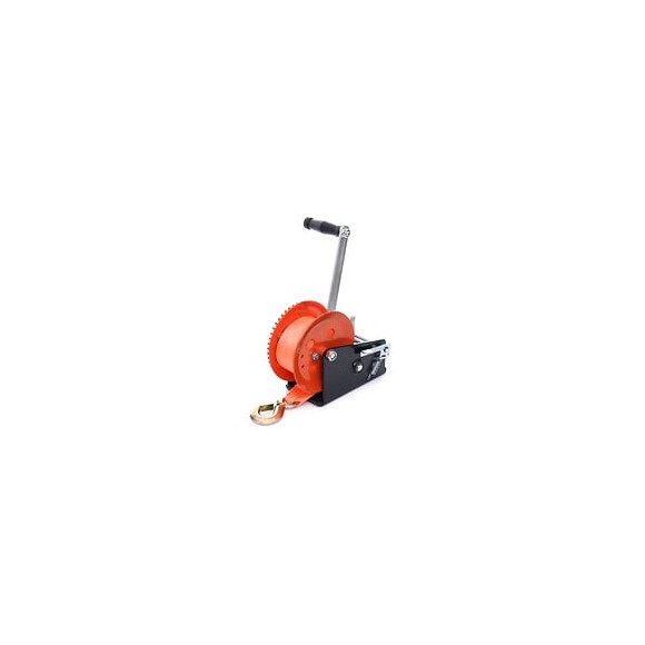 Dcraft - Treuil Manuel Avec Sangle - Treuil De Halage - Sangle 50mm/8m - Capacité 1588 Kg (3500 Lbs) - Orange