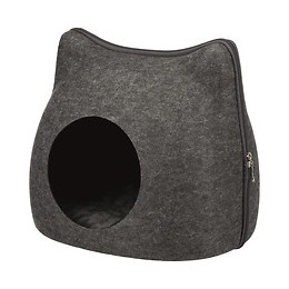 Trixie Abri Douillet Cat 38 X 35 X 37 Cm - Gris Anthracite - Pour Chat