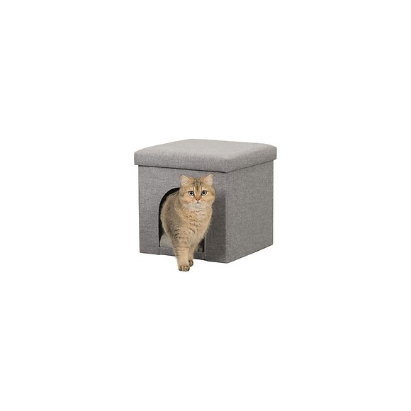 Trixie Abri Douillet Alois - 38x40x38cm - Gris - Pour Chat