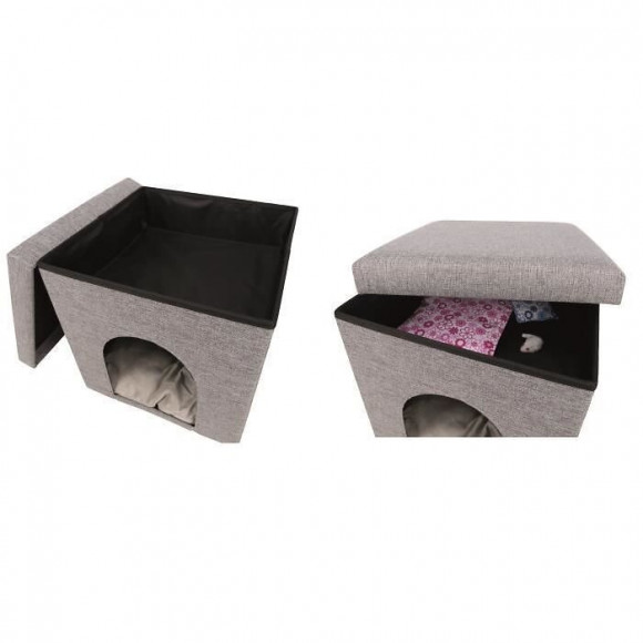 Trixie Abri Douillet Alois - 38x40x38cm - Gris - Pour Chat
